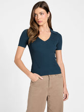 Viscose-blend top