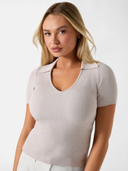 Viscose-blend top