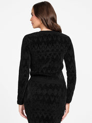 Marciano monogram sweater jacket