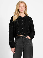 Kaori Wool-Blend Stitched Cardigan