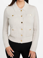 Afrah Pockets Cardigan Sweater
