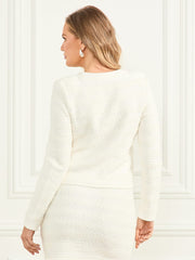 Eco Amelia Boucl Cardigan Sweater