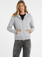 Mini Patch Zip-Up Sweatshirt