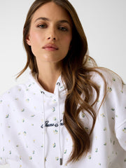 Printed hooded sweatshirt