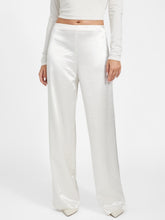 Satin wide leg pants