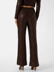 Sequins flare pants