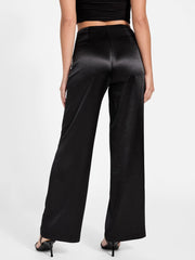 Satin wide leg pants