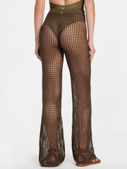 Open-Knit Crochet Pant