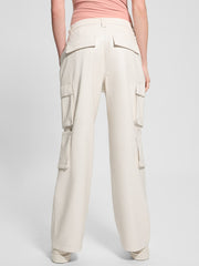 Kori Faux-Leather Cargo Pants