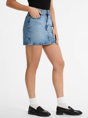 Denim Mini Skirt