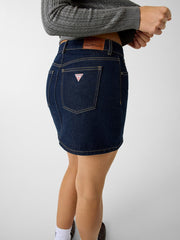 Denim mini skirt