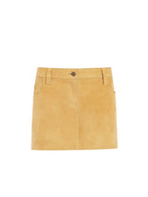 Sueded Mini Skirt