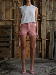 textured shorts