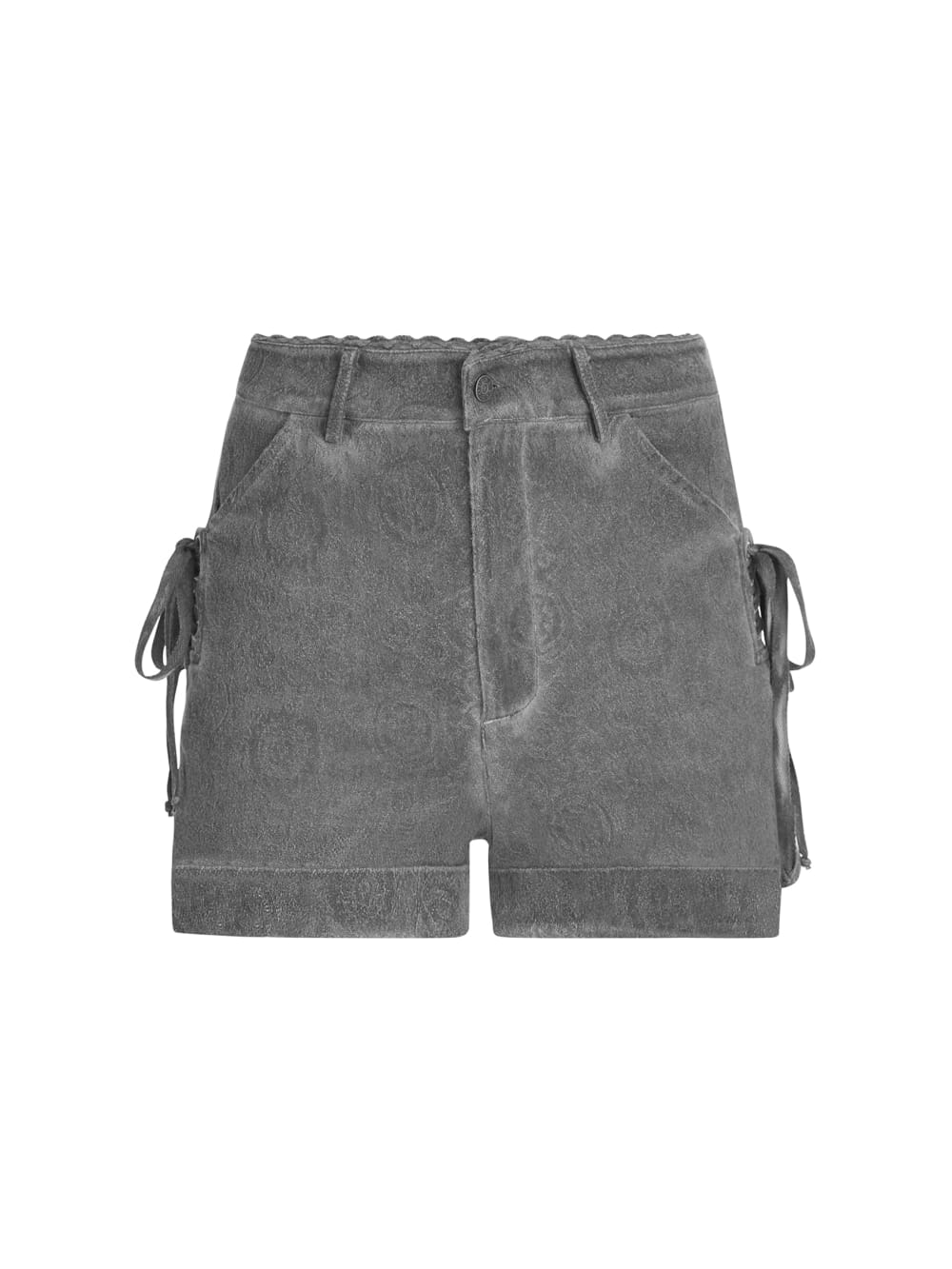 textured shorts