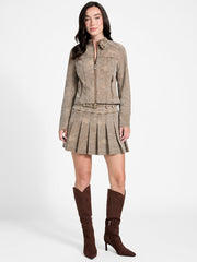 Estell Pleated Mini Skirt