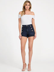 Eco Ellie Sailor Denim Shorts