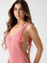 Crocheted mini dress