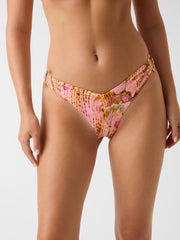 Printed Brazilian bikini bottoms