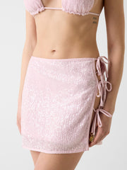 Sequins mini wrap pareo