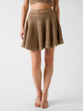 Openwork sweater skirt