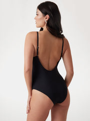Quattro G Rhinestone One-Piece Swimsuit