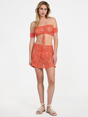 Crochet Mini Skirt