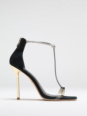 Olivia T-Strap Rhinestone Stiletto