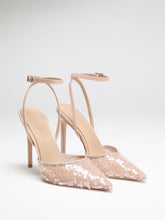 Sequin Ankle Strap Pump