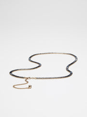 Baguette Rhinestone Thin Belt