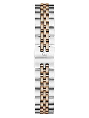 Two-Tone and Red Analog Watch