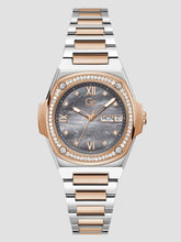 Gc Two-Tone and Mother-of-Pearl Analog Watch
