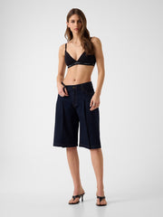 Logo band triangle bra
