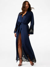 Eco Daphne Long Satin Kimono