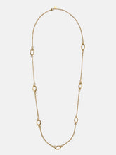 Gold-Tone Bamboo Linked Chain Necklace