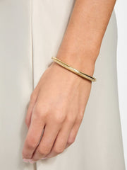 Gold-Tone Pav Bangle