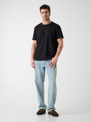 Embossed logo shirt