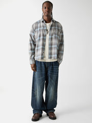 GUESS Originals Eco Plaid Boxy Pocket Shirt