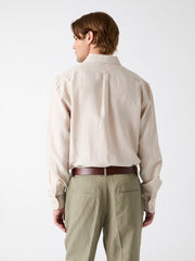 Linen-blend shirt