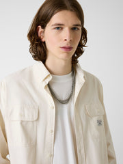 Boxy Crop Pocket Shirt
