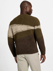 Wool blend cardigan