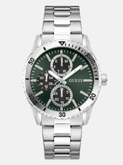 Stainless steel multi-fuction watch 43 mm