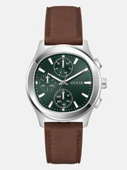 Genuine leather multi-fuction watch 40 mm