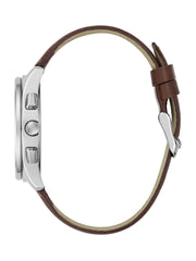Genuine leather multi-fuction watch 40 mm