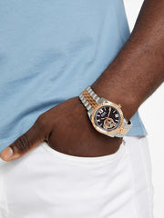 Two-Tone Analog Watch