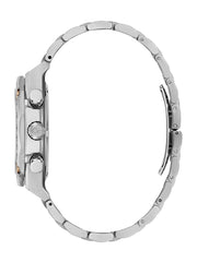 Gc Silver-Tone Chronograph Watch