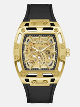 Gold-Tone Silicone Analog Watch