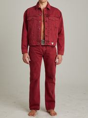 Vintage Denim Straight Jeans
