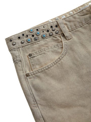 embellished flare pants