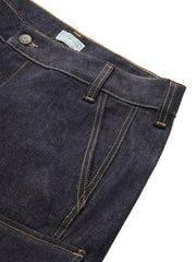 raw denim combat pants