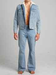 Indigo Denim Flare Pants